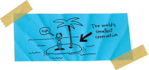 Cartoon from printed page 33 of the novel.