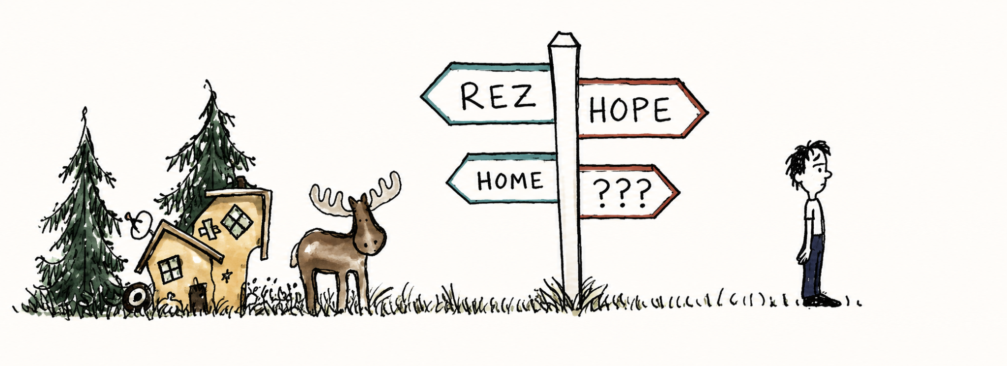 Junior faces a crossroads: Rez and Home, or Hope and an unknown future.